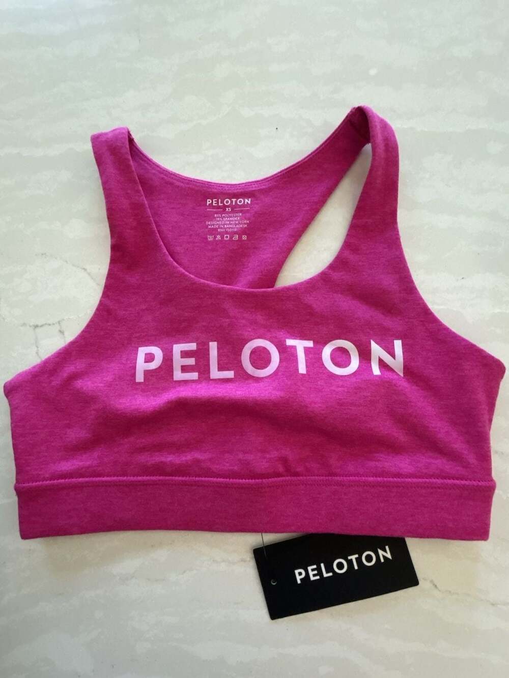 Peloton Heathered Strappy Bra
